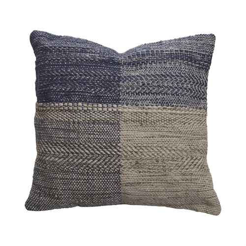 Cushioncover Vanja 50x50cm blue/beige